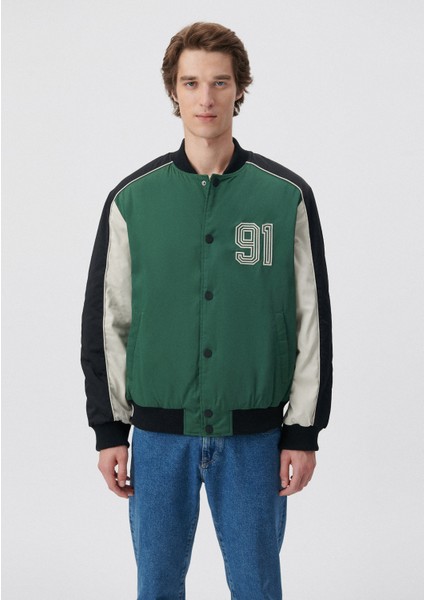 MVJNS Baskılı Yeşil Kolej Ceket 0110230-71894 fiyatları