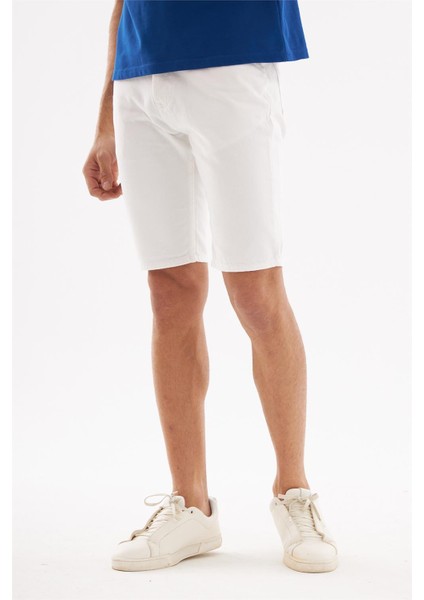- Erkek Kot Şort Beyaz fırsatları
