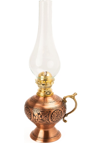 Dmt Gaziantep Bakır Osmanlı Ağır El Işlemeli Gaz Lambası YÜK:38CM Kalınlık:0,8mm fiyatları