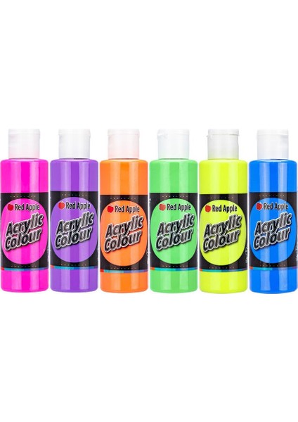 Akrilik Boya Neon 6 Renk x 70 ml fiyatları