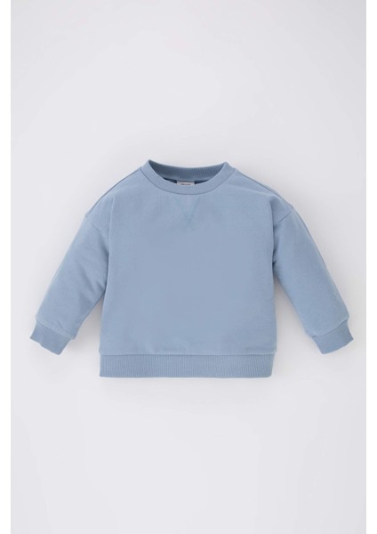 Erkek Bebek Bisiklet Yaka Sweatshirt A7343A523AU