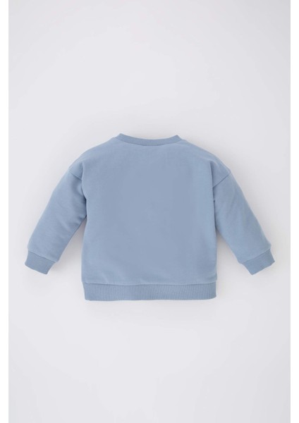 Erkek Bebek Bisiklet Yaka Sweatshirt A7343A523AU
