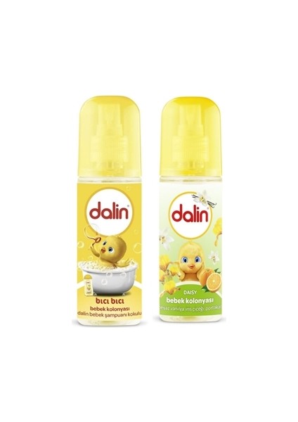 Bıcı Bıcı Kokusu Bebek Kolonyası 150 ml + Dalin Daisy Bebek Kolonyası 150 ml