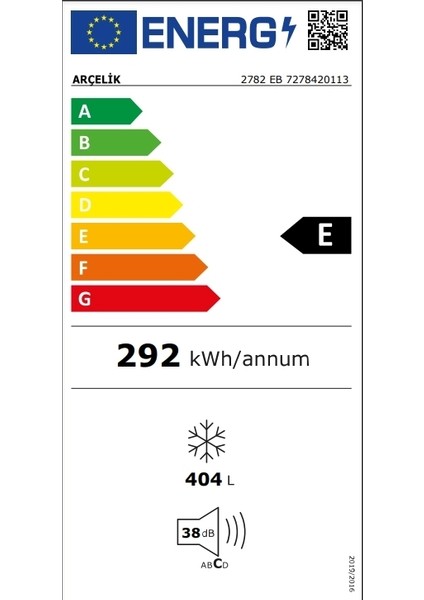 2782 Eb Çekmeceli Derin Dondurucu