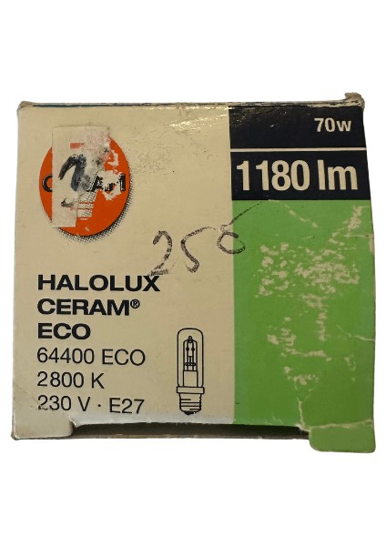 64400 Halolux Ceram 2800K Sarı Işık 70W E27 Duylu