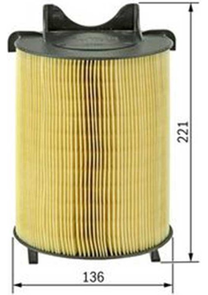 Vw Golf 5 1.6 Hava Filtresi 2004-2009 Bosch
