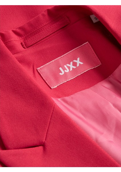Jjxx Kruvaze Yaka Tek Düğmeli Fuşya Kadın Ceket 12200590