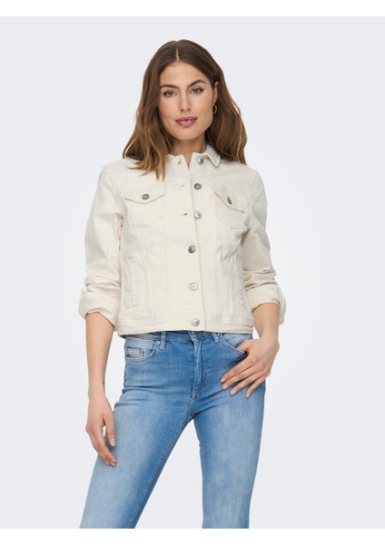 Bej Kadın Kot Ceket 15177238