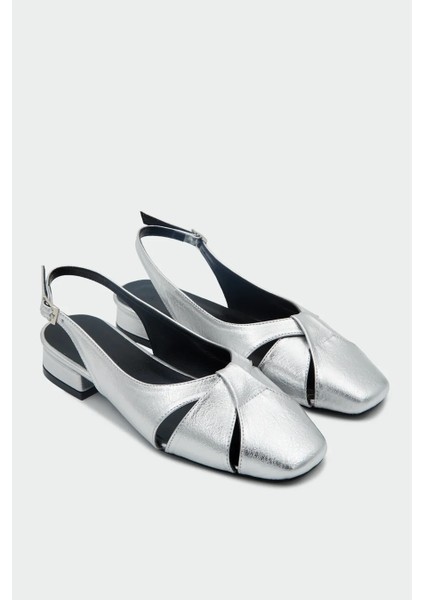Goldie Silver Düz Casual Kadın Babet indirimleri
