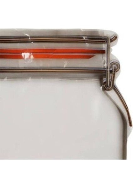 Kavanoz Desenli Fermuarlı Sızdırmaz Şeffaf Plastik Doypack 50'li Paket 15,5 x 22 x 11 cm fiyatları