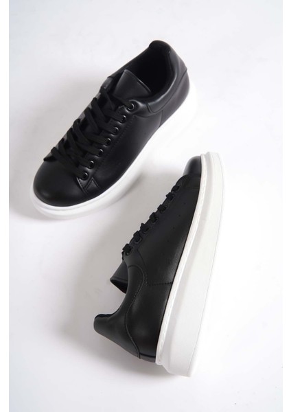 MBMKQ200-SS Kadın Kalın Taban Siyah/siyah Sneaker & Spor Ayakkabı