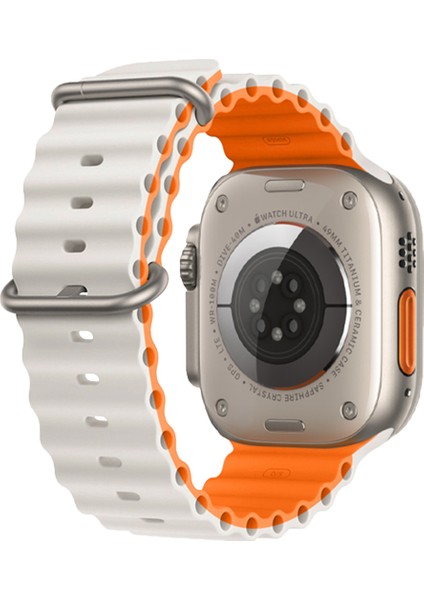 Apple Watch 42-44-45-49MM Krd-28 Ocean Çift Renkli Yıldız Işığı Kordon