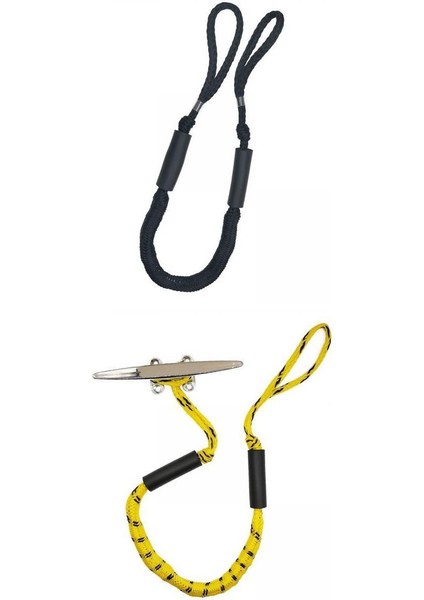 2 x Elastik Tekne Bungee Dock Hattı Yerleştirme Halat Dock Hattı (Yurt Dışından)