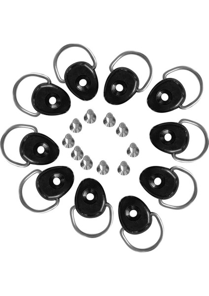 10X Kayık Kano Balık Tutma Bot Dinghy Tekne D Loop (Yurt Dışından)