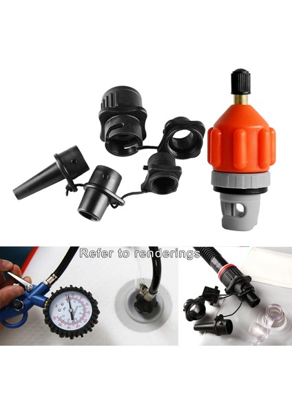 Sups Pompa Hava Adaptörü Kano Botlu Şişme Tekne Kano Turuncu (Yurt Dışından) fırsatları