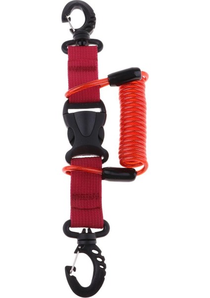 Dalış Kordon Tüplü Dalış Şnorkelle Yüzme Kordon Karşıtı Kayıp Bahar Dokuma Kırmızı (Yurt Dışından) fiyatları