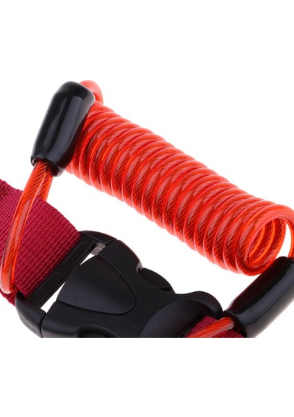 Dalış Kordon Tüplü Dalış Şnorkelle Yüzme Kordon Karşıtı Kayıp Bahar Dokuma Kırmızı (Yurt Dışından) modelleri