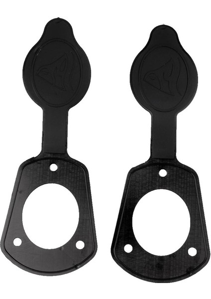 2 Adet Küçük Siyah Renk Kapak Contaları Floş Montaj Balıkçılığı Çubuk Tutucular Deniz Botu Kayak Aksesuarları (Yurt Dışından) fiyatları