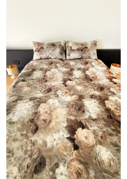 Çift Kişilik Flowers Yatak Örtüsü modelleri