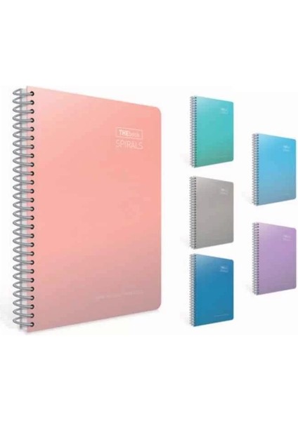 Thebook Spırals Spiralli Sert Kapak Defter 1724 140 Yp Çizgili 5518 Gıpta
