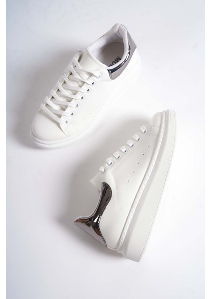 MBMKQ200-BPLT Kadın Kalın Taban Beyaz/platin Sneaker & Spor Ayakkabı fiyatları