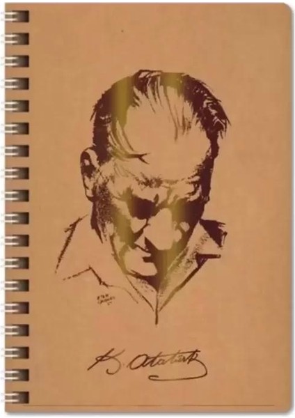 Defter Karton Kpspratatürk 16,522,5 80 Yp Kar Keskin Color