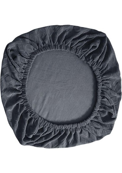 Kırışıklıksız Sandalye Kapakları Yastıklı Sandalye Koltuk Kapakları Yumuşak Yemek Sandalye Koltuk Yeni Koyu Gri 38-48CM Kapakları (Yurt Dışından)