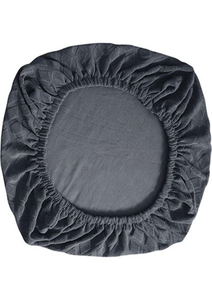 Kırışıklıksız Sandalye Kapakları Yastıklı Sandalye Koltuk Kapakları Yumuşak Yemek Sandalye Koltuk Yeni Koyu Gri 38-48CM Kapakları (Yurt Dışından)
