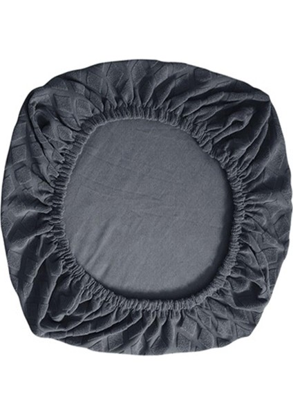 Kırışıklıksız Sandalye Kapakları Yastıklı Sandalye Koltuk Kapakları Yumuşak Yemek Sandalye Koltuk Yeni Koyu Gri 38-48CM Kapakları (Yurt Dışından)