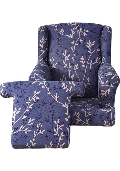 Wingback Sandalye Tek Çubuk Koltukğı Yemek Sandalyesi Ev Cafe (Yurt Dışından)