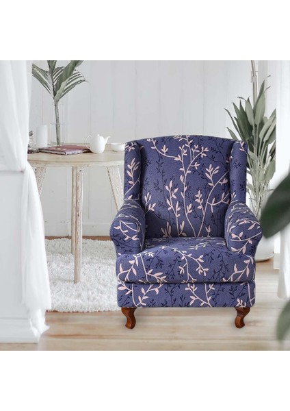 Wingback Sandalye Tek Çubuk Koltukğı Yemek Sandalyesi Ev Cafe (Yurt Dışından)