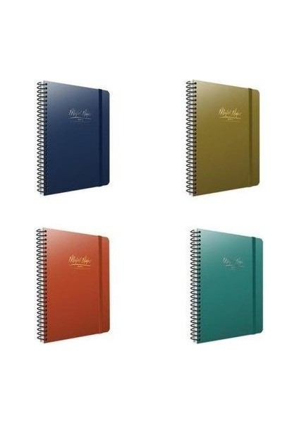 Trıple Notes Spiralli Sert Kapak Defter 1724 80 Yp Çizgili Gıpta