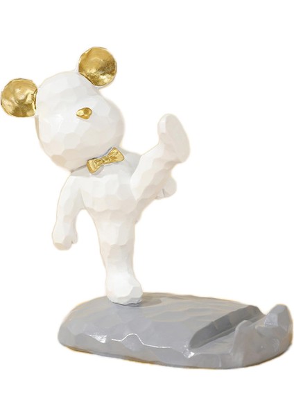 Reçine Bear Sculpture Cep Telefon (Yurt Dışından)