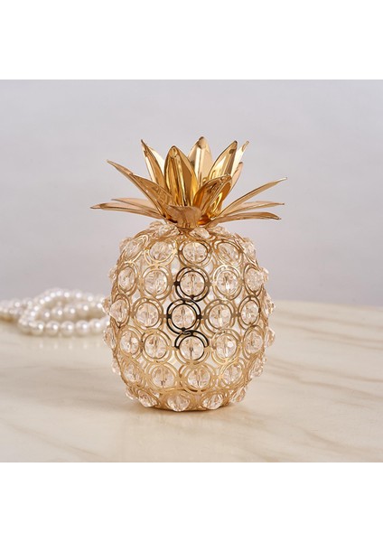 3D Heykel Heykel Süsleri Ananas Için El Yapımı Rhinestone Koleksiyonu (Yurt Dışından)
