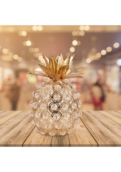 3D Heykel Heykel Süsleri Ananas Için El Yapımı Rhinestone Koleksiyonu (Yurt Dışından)