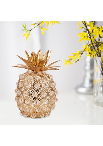 3D Heykel Heykel Süsleri Ananas Için El Yapımı Rhinestone Koleksiyonu (Yurt Dışından)