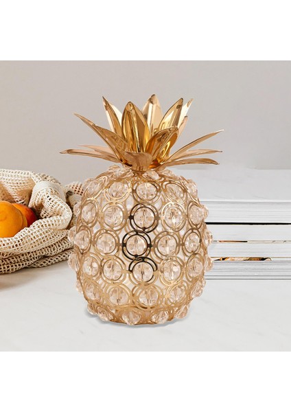 3D Heykel Heykel Süsleri Ananas Için El Yapımı Rhinestone Koleksiyonu (Yurt Dışından)