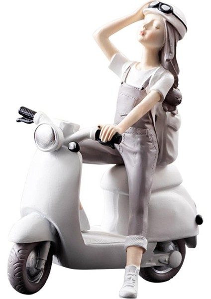 Iskandinav Kız Heykelcik Heykel Kızlık Şekil Heykeli Kabine Masa Tarafından Motosiklet (Yurt Dışından) fiyatları