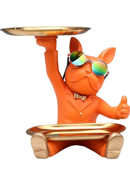 Masa Için Tepsiye Boyuncu Reçineli Iskandinav Heykel Heykeli (Yurt Dışından)