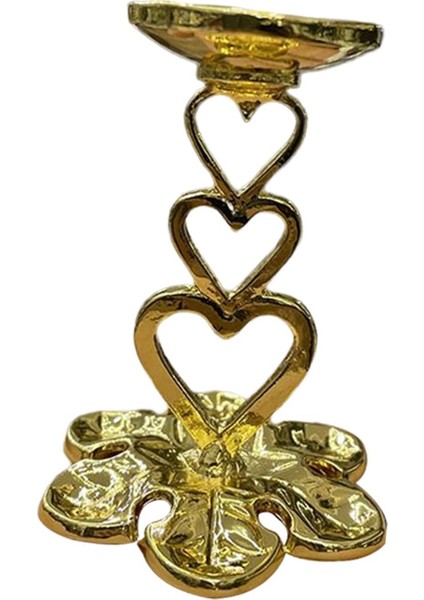 Kristal Top Base Süsleri Mum Tutucusu Jade Dekorasyon Altın Için Standı (Yurt Dışından)