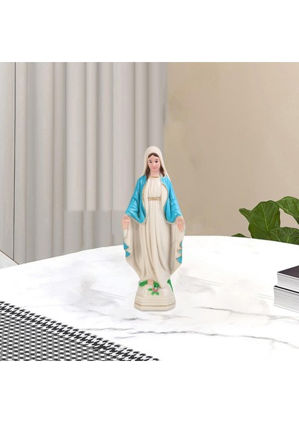 Iskandinav Kutsanmış Mary Heykelcik Heykelcik 10 cm Mavi (Yurt Dışından) modelleri