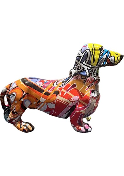 Nordic Dog Sculpture Heykeli Oturma Odası Süs S (Yurt Dışından)