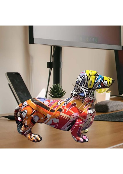 Nordic Dog Sculpture Heykeli Oturma Odası Süs S (Yurt Dışından)