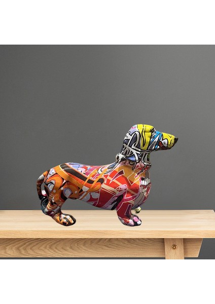 Nordic Dog Sculpture Heykeli Oturma Odası Süs S (Yurt Dışından)