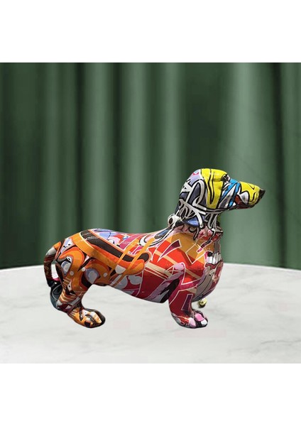 Nordic Dog Sculpture Heykeli Oturma Odası Süs S (Yurt Dışından)