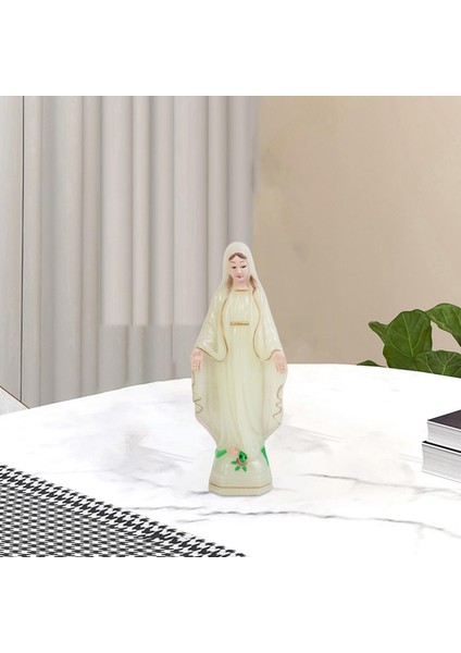 Iskandinav Kutsanmış Mary Heykelcik Heykelcik 10 Cmınlık (Yurt Dışından)