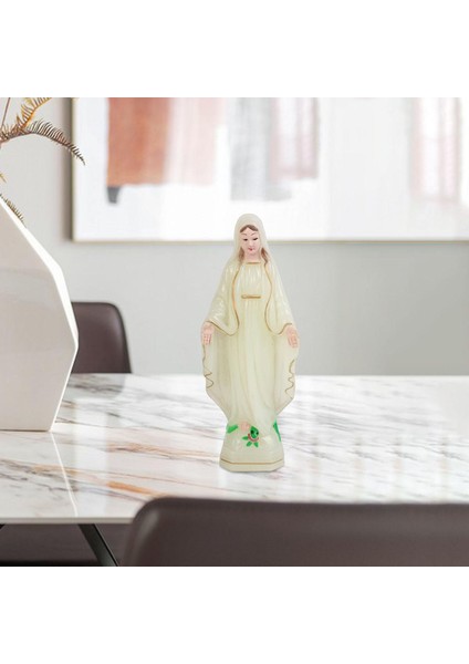 Iskandinav Kutsanmış Mary Heykelcik Heykelcik 10 Cmınlık (Yurt Dışından)