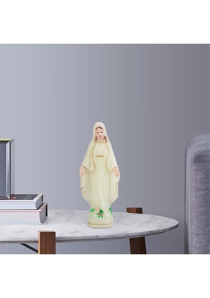 Iskandinav Kutsanmış Mary Heykelcik Heykelcik 10 Cmınlık (Yurt Dışından)