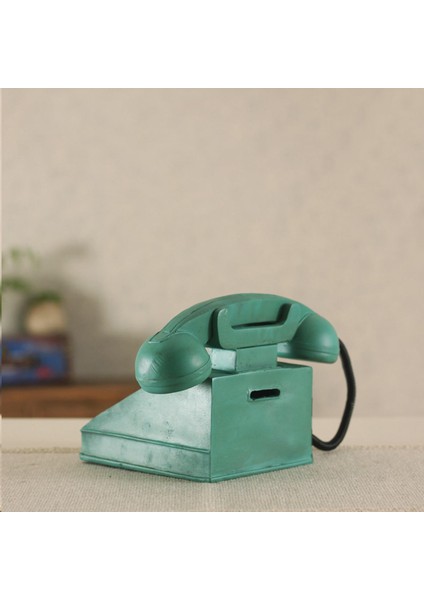 Oturma Odası Dekoru Için Klasik Amerikan Telefon Modeli Heykelcik (Yurt Dışından)