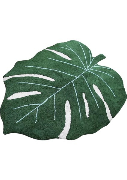 Halı Anti Kızak Oturma Odası Odası Ev Dekorşak Yeşil A 80X120CM (Yurt Dışından)